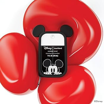 Disney & Touchland Hand Sanitizer and Mickey Mouse Case Set, Scented & Stylish Bundle, Travel Siz... | Amazon (US)