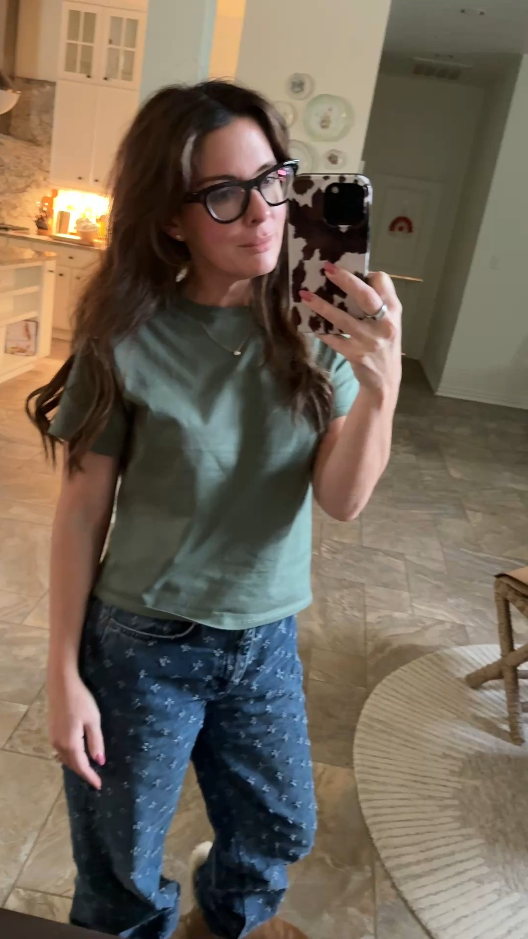 Love these A&F basic T-shirt’s! Fit like a dream! Also found my jeans at Nordstrom rack for half the price!!! 
Ignore the Uggs 😂 I was freezing! 

#LTKootd #LTKSaleAlert #LTKgrwm