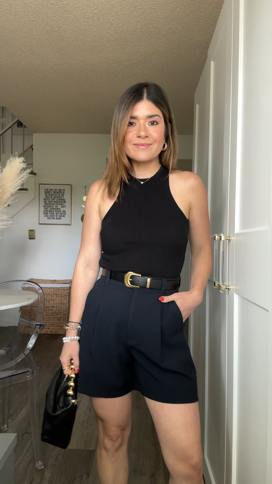 Last hours to enjoy 25% off shorts via @abercrombie!! These are my favorite trouser shorts. They are so chic and fit like a glove! I love them! 
Tank top size xs
Shorts size 24
My sandals are extremely comfortable and so versatile! I highly recommend them! 

#LTKSaleAlert #LTKFindsUnder50 #LTKFindsUnder100