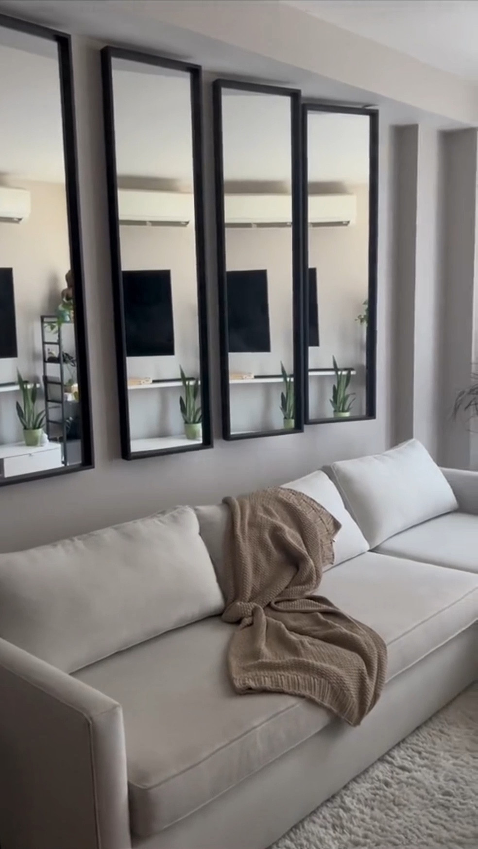 I always receive questions on my living room. Here is where I got everything to achieve my clean, modern, minimalist, dark brown, white, and neutral vibe. 

#LTKhome #LTKFind