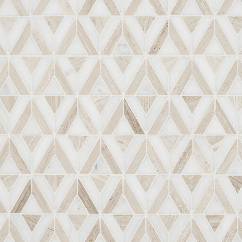 Florey Random Sized Marble Random Mosaic Wall & Floor Tile | Wayfair North America
