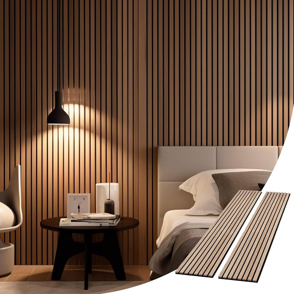 Acoustic Wood Wall Panels, Decorative Sound Proof Panels for Walls and Ceiling, Acoustic Panels f... | Amazon (US)