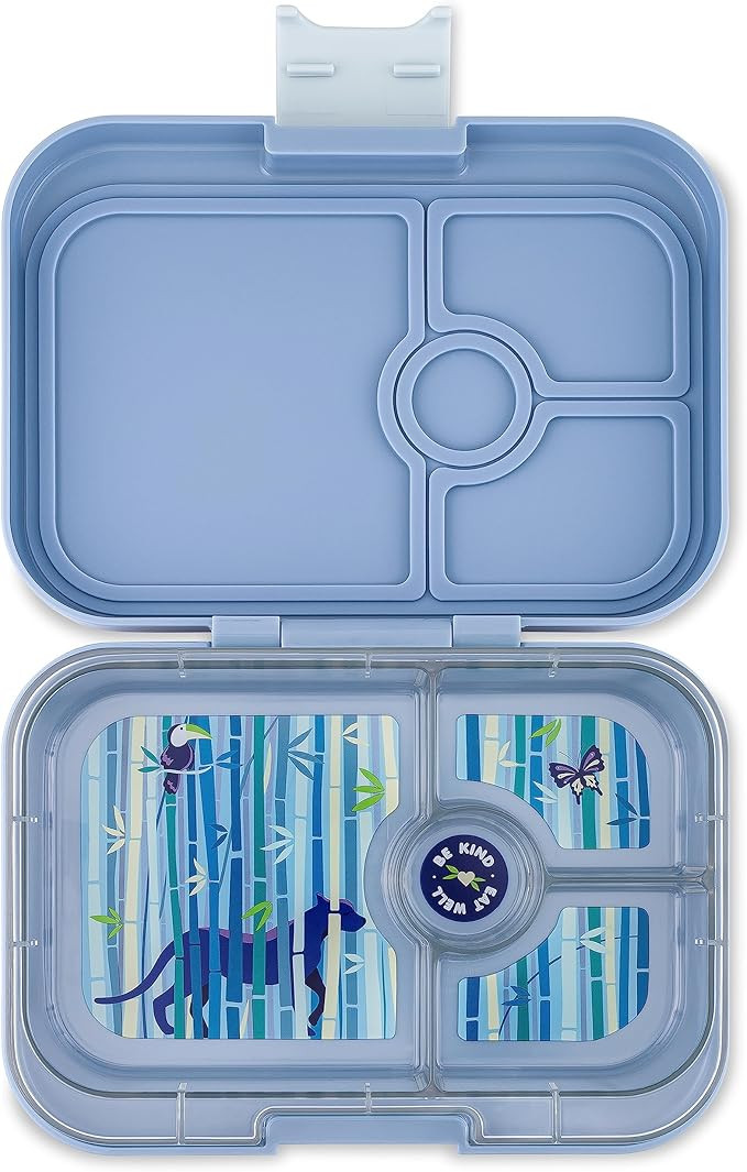 Yumbox Panino Leakproof Bento Box, Sandwich friendly 4-Compartment tray, Compact 8.5 x 6 x 1.8 in... | Amazon (US)