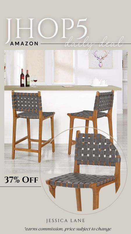 Amazon daily deal, save 37% on these gorgeous woven bar stools. I have these in all brown and they are very sturdy and great quality!Bar stools, woven bar stools, counter stools, Amazon home, kitchen seating, kitchen island seating, Amazon deal

#LTKSaleAlert #LTKHome #LTKStyleTip