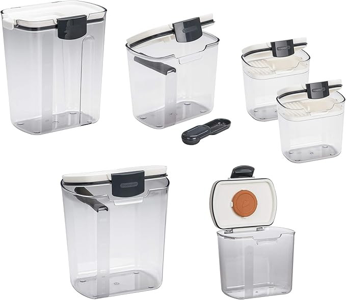 Progressive International Prepworks ProKeeper 6 Piece Set Food Storage, White | Amazon (US)