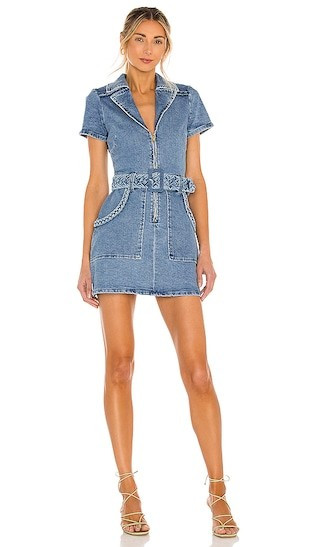 Show Me Your Mumu Outlaw Dress in Denim-Medium. - size L | Revolve Clothing (Global)
