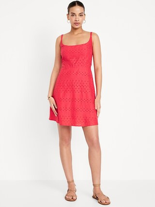 Fit & Flare Cami Mini Dress | Old Navy (US)