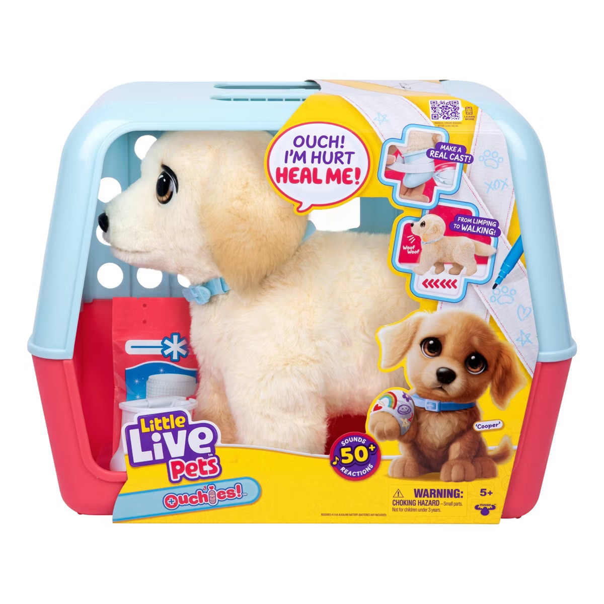 Little Live Pets Ouchies - Cooper The Retriever Puppy | Target