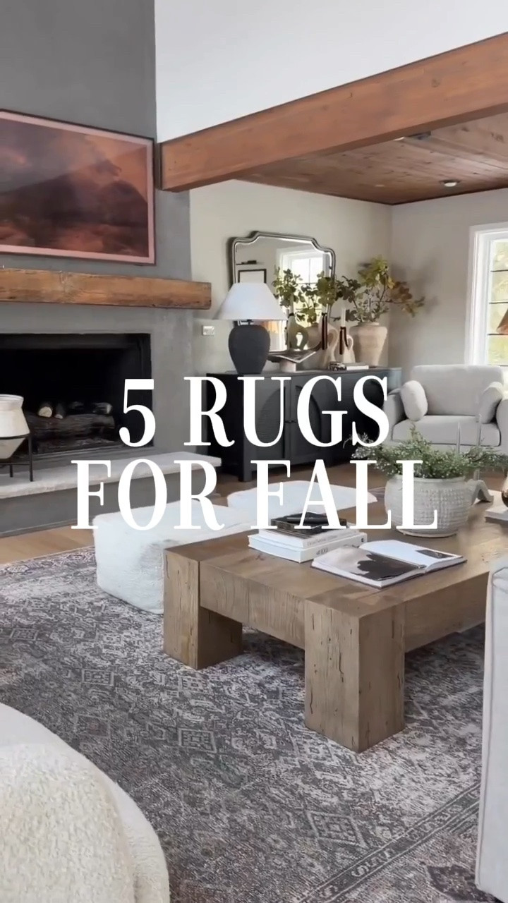 5 affordable area rugs I am loving for the fall season! Dark, vintage-style, affordable, and absolutely beautiful. The perfect cozy base for this season.

#LTKHome