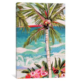 iCanvas "Palm Tree Whimsy II" by Karen Fields Canvas Print - Bed Bath & Beyond - 22512906 | Bed Bath & Beyond