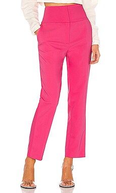 GRLFRND Cameron Trousers in Bright Pink from Revolve.com | Revolve Clothing (Global)