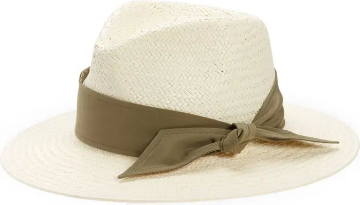 Packable Straw Fedora Hat | Nordstrom Rack