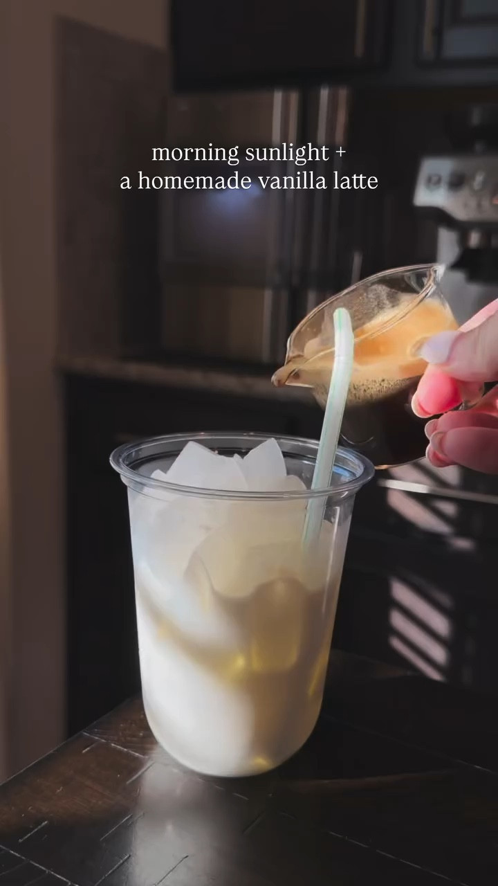 morning sunlight + 
a homemade vanilla latte