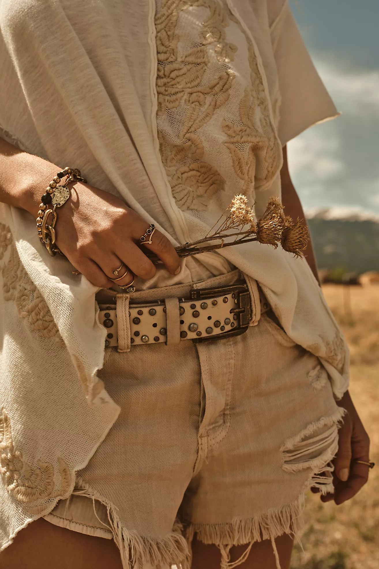We The Free Tough Type Embellished Belt | Free People (Global - UK&FR Excluded)
