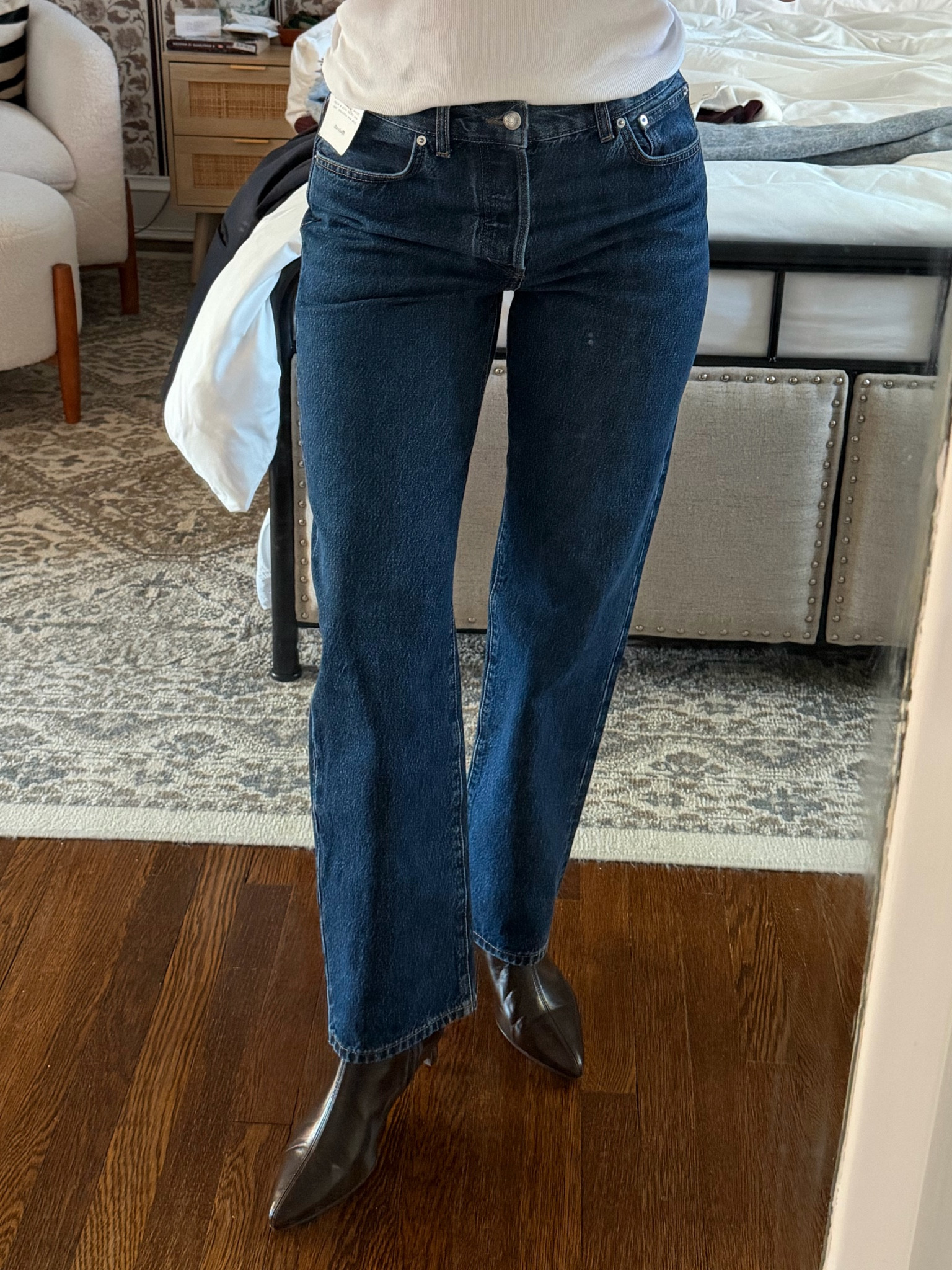 Finally found my perfect jeans and boots combo. These Madewell jeans are 50% off right now! 

#LTKootd #LTKSaleAlert