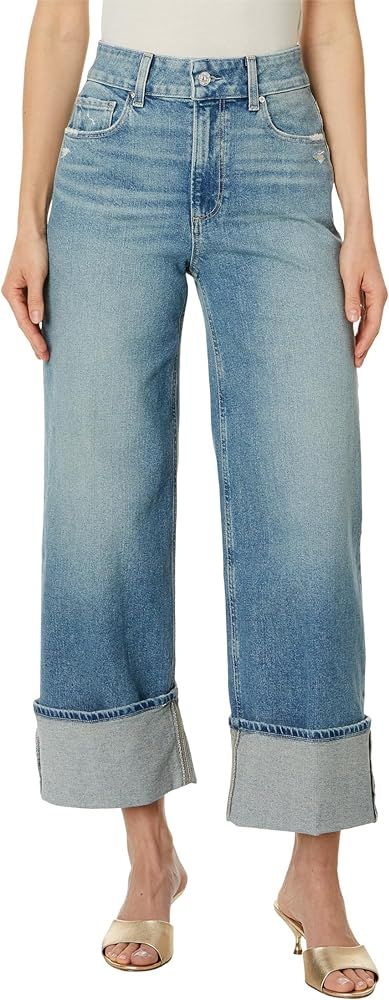 PAIGE Women's Sasha Ankle Wide Cuff Jeans | Amazon (US)