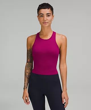 Ebb to Street Cropped Racerback Tank Top | Women's Sleeveless & Tank Tops | lululemon | Lululemon (US)