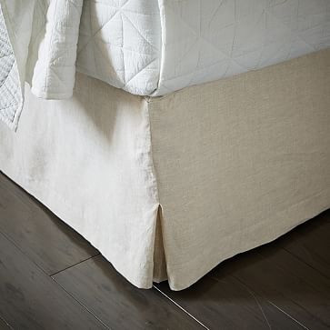 Belgian Flax Linen Bed Skirt | West Elm (US)