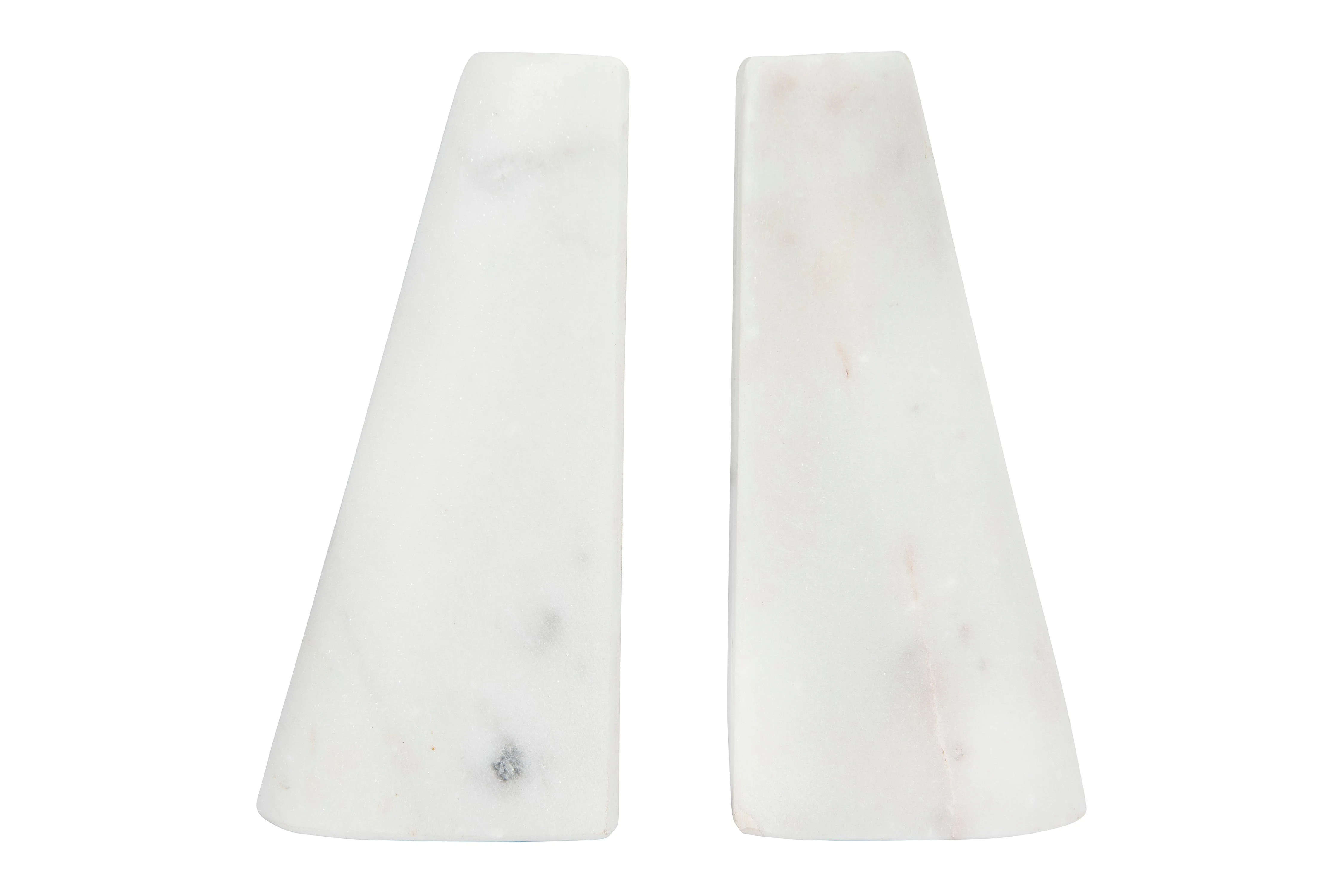 Bloomingville White Marble Bookends (Set of 2 Pieces) - Walmart.com | Walmart (US)