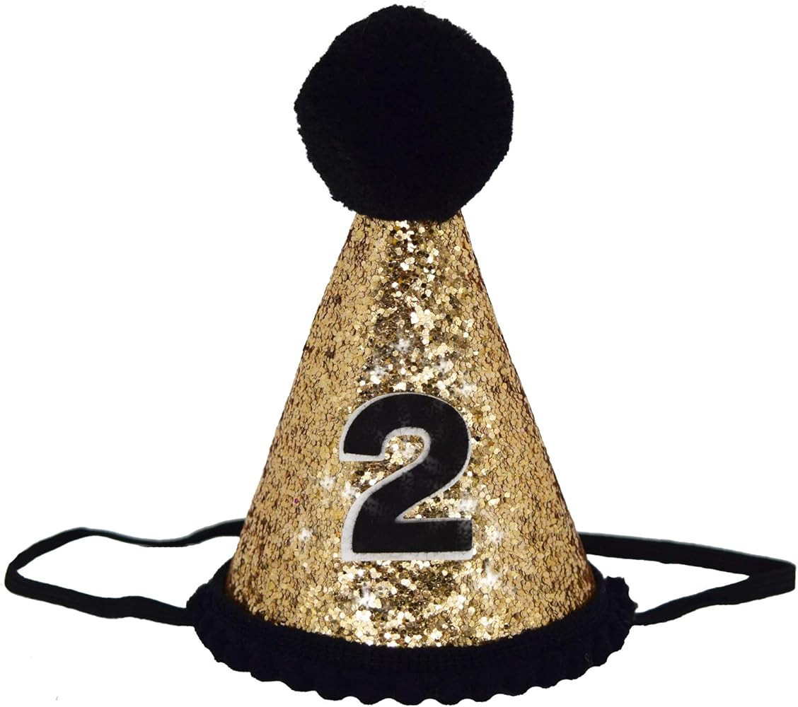 Baby Boy 1st Birthday Cone Hat Headband Cake Smash First Birthday Party Supplies | Amazon (US)