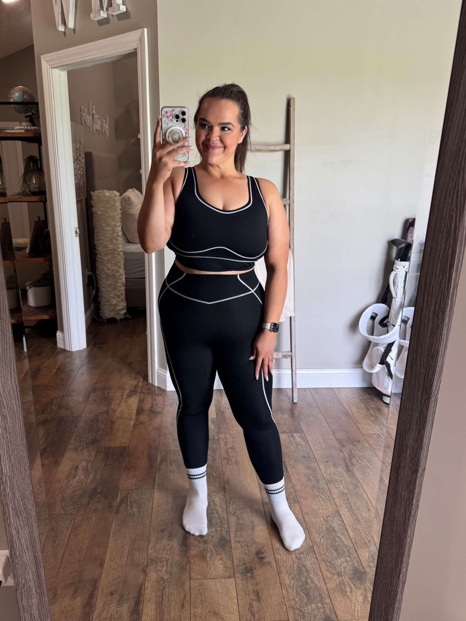 Loved my Pilates outfit from yesterday! Linked my favorite grip socks too! 

#LTKActive #LTKStyleTip #LTKMidsize