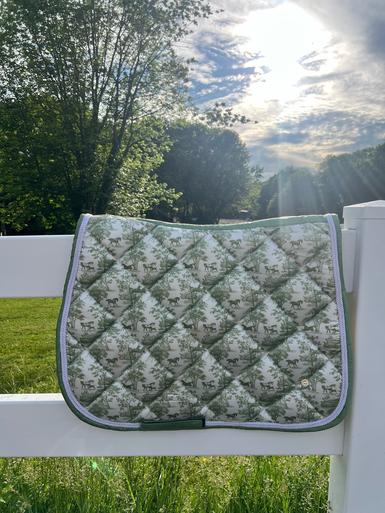 The prettiest saddle pad for summer

#LTKdayinmylife #LTKgrwm #LTKootd
