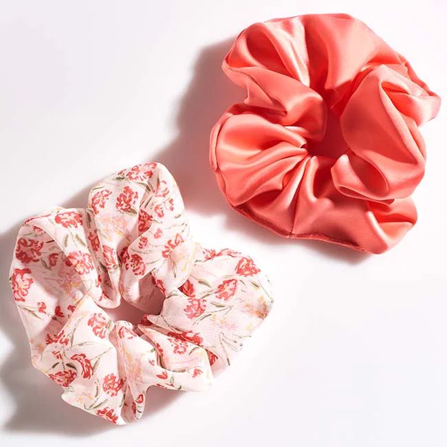 Floral Collection Peony Scrunchie Set | Bellefixe