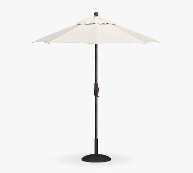 6' Round Outdoor Patio Umbrella – Rustproof Aluminum Tilt Frame | Pottery Barn (US)