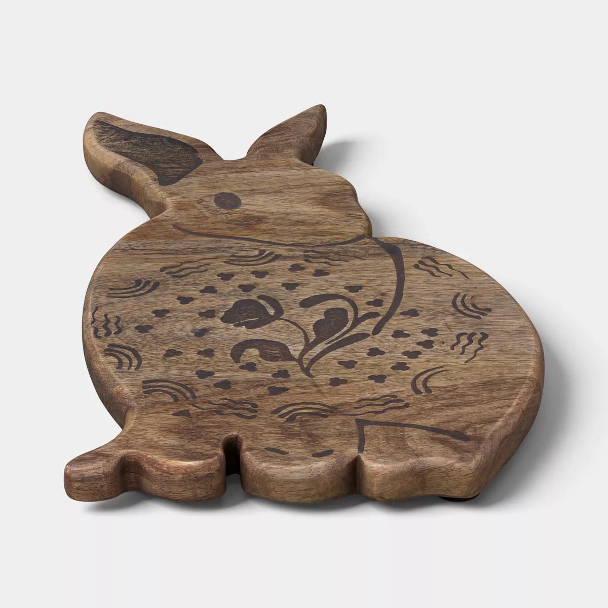Small Figural Easter Bunny Serve Board Brown - Threshold™ | Target