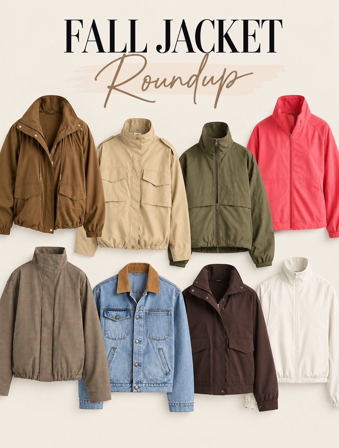 Fall jacket roundup 🤎🍂