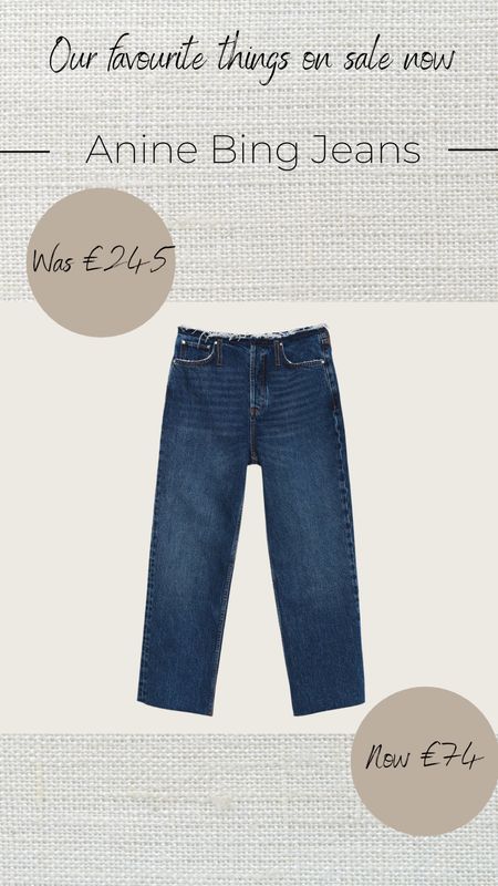 Anine Bing jeans on sale now 😍

#LTKCyberweek #LTKsalealert #LTKstyletip