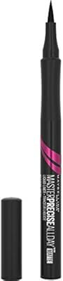 Maybelline Eyestudio Master Precise All Day Liquid Eyeliner Makeup, Matte Black, 0.034 fl. oz. | Amazon (US)