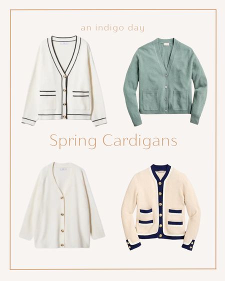 Spring cardigans to try over dresses with jeans or to the office 

#LTKunder100 #LTKstyletip #LTKworkwear