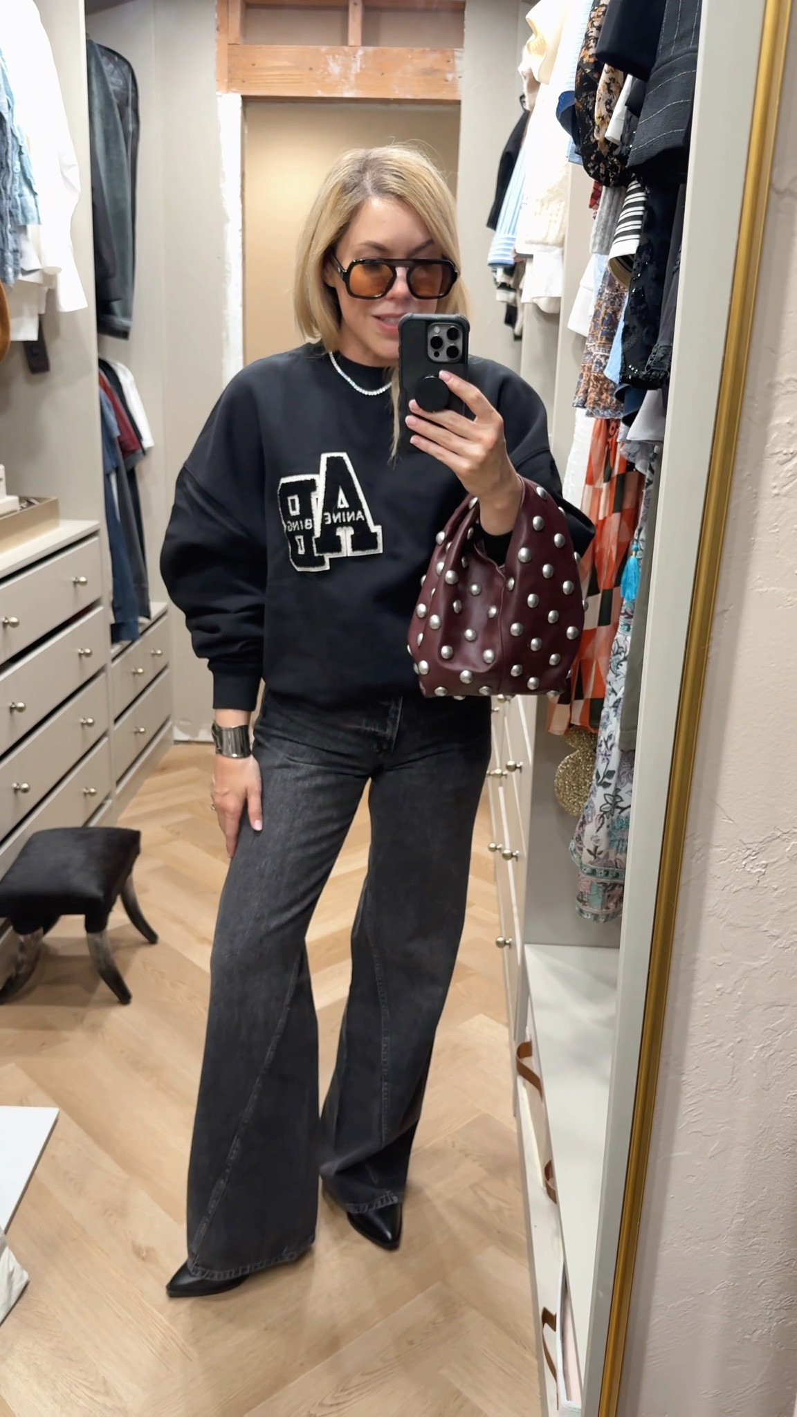 2 ways to dress up a sweatshirt 
Jeans
Anine Bing
Amazon find
#ltkshoecrush

#LTKFindsUnder50 #LTKItBag #LTKSeasonal