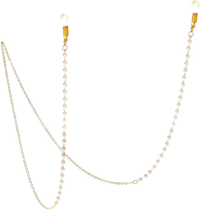 Gracelife Faux Pearl Eyeglass Chain for Women Girl Reading Glasses Cords Sunglasses Holder Lanyar... | Amazon (US)