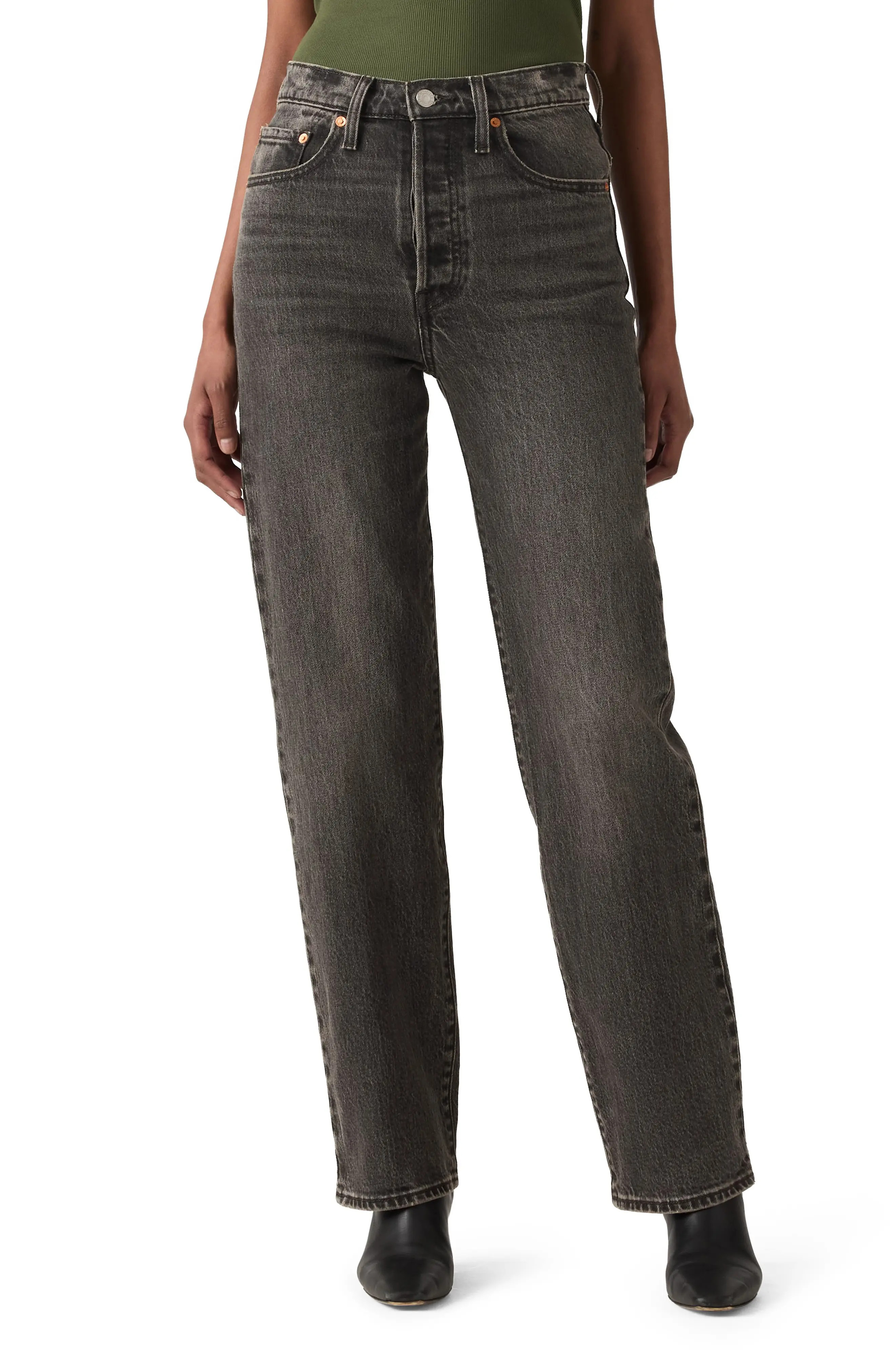 Levi's Ribcage High Waist Straight Leg Jeans (Women) | Nordstrom | Nordstrom