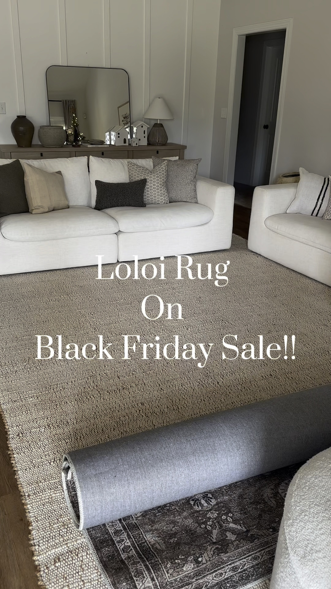 Loloi rug on sale!
Antique/moss rug
Pillows, area rug, console table, mirror 

#LTKCyberWeek #LTKsalealert #LTKhome