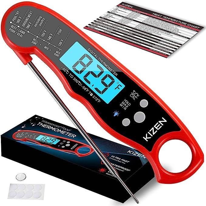 Amazon.com: KIZEN Digital Meat Thermometer - Home Gadgets & Kitchen Gifts - Wireless Probe - Wate... | Amazon (US)