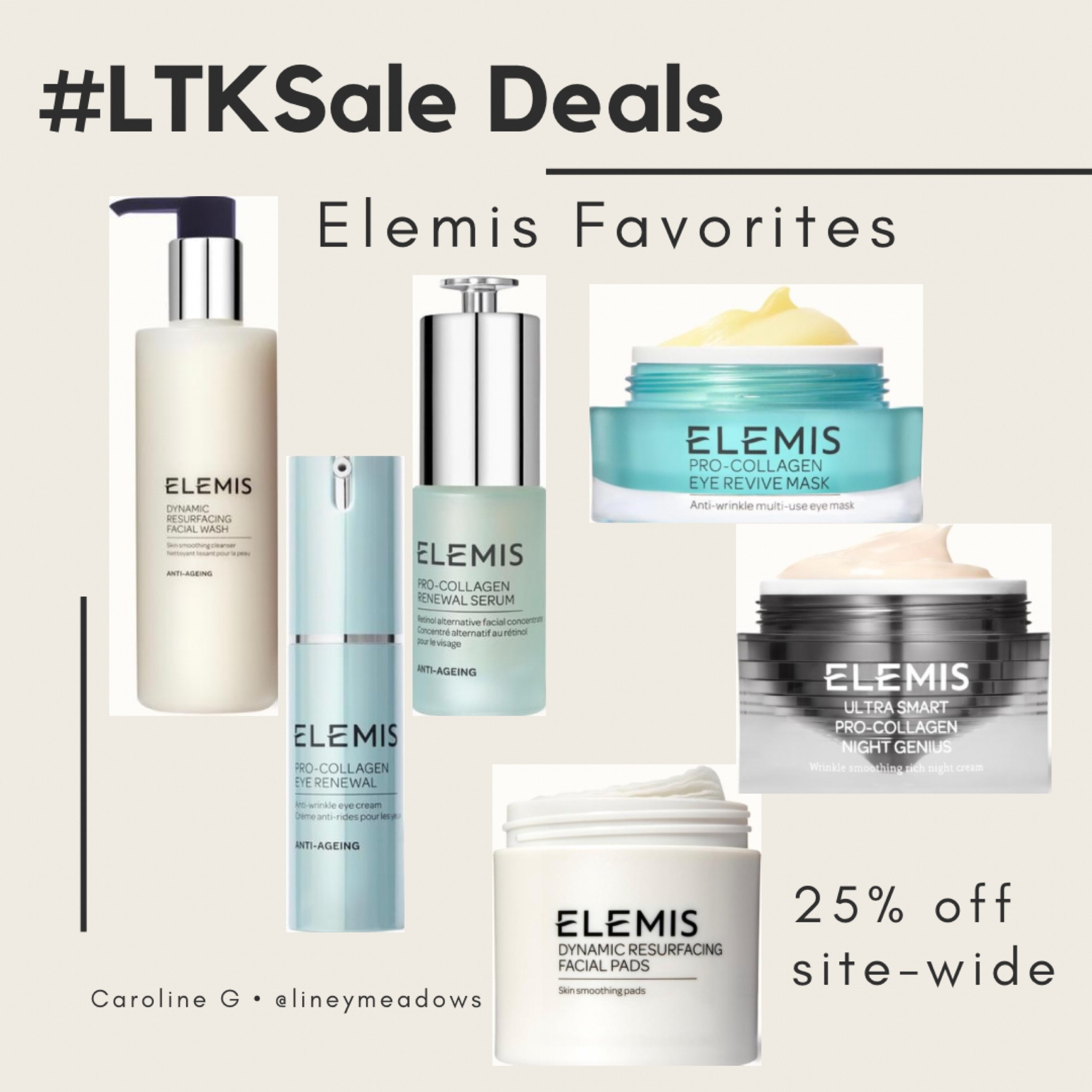 Elemis skincare favorites on sale! Take advantage of the #LTKSale deals on your favorite serums,  eye-creams and Elemis resurfacing pads!

#LTKSale #LTKunder100 #LTKbeauty