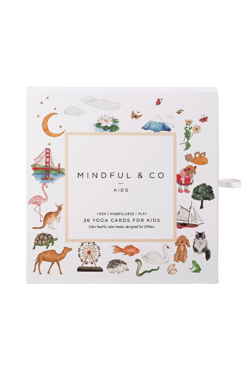 Mindful & Co Kids Yoga Flash Cards in Yoga Poses Print at Nordstrom | Nordstrom