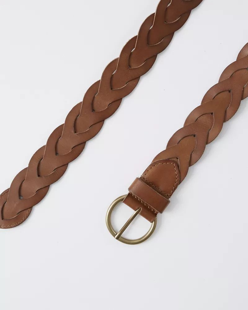 Braided Leather Belt | Abercrombie & Fitch US & UK