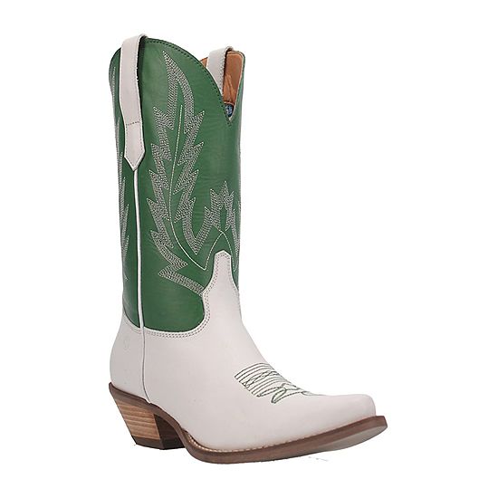 new!Dingo Womens Hold Yer Horses Cowboy Boots Stacked Heel | JCPenney