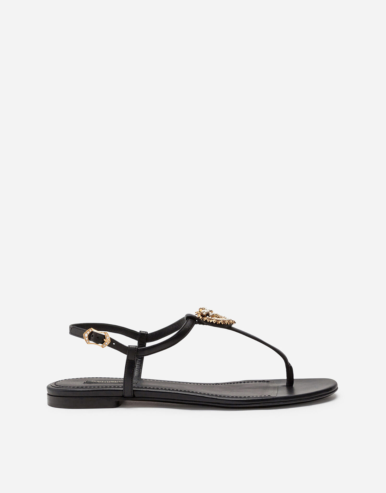 Nappa leather Devotion flip flops | Dolce & Gabbana US