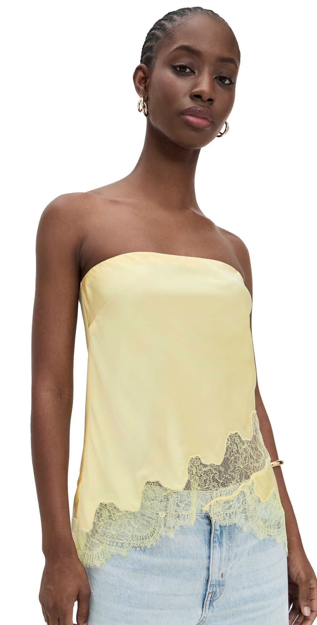 CAMI NYC Odessa Strapless Camisole Yuzu XL | Shopbop