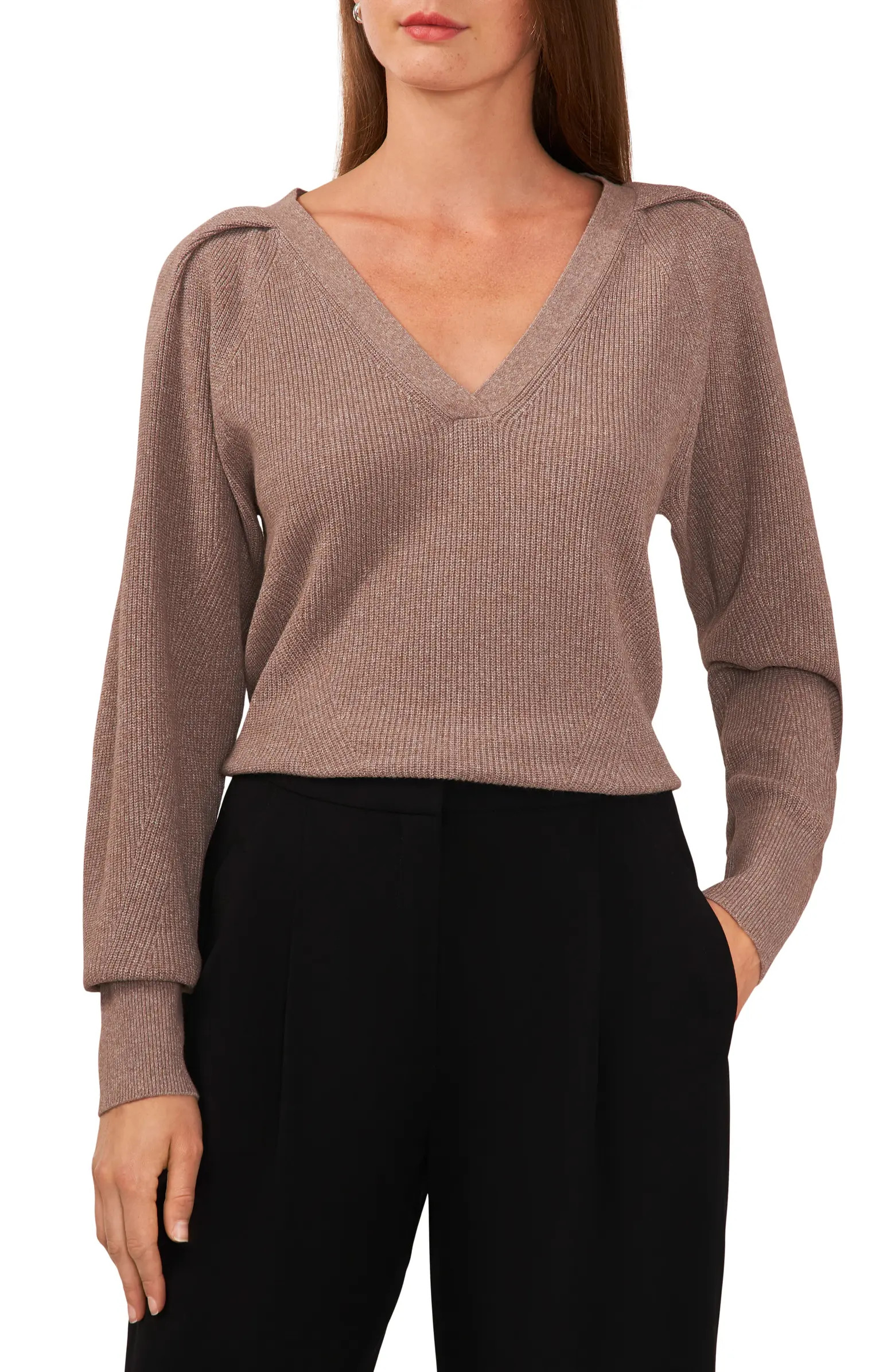 Halogen® Raglan Rib Sweater | Nordstrom | Nordstrom
