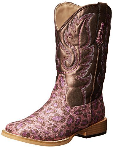 Roper Square Toe Glitter Leopard Western Boot (Toddler/Little Kid) | Amazon (US)