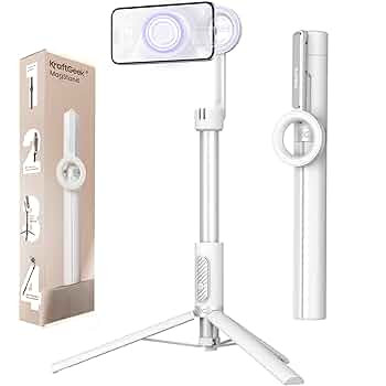 KraftGeek Magnetic Selfie Stick Tripod for iPhone, 64” Phone Tripod for Magsafe, Travel Phone S... | Amazon (US)