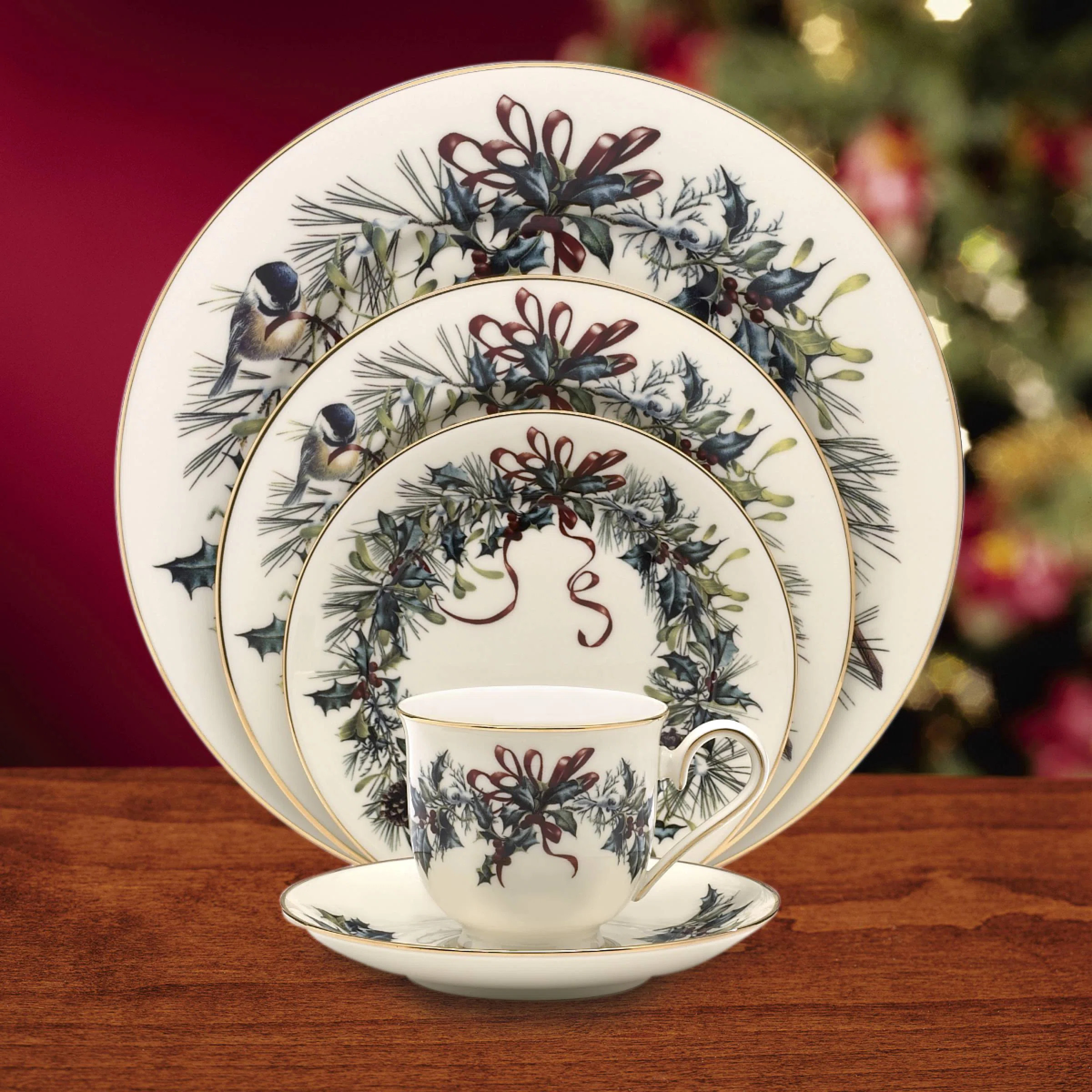 Lenox Winter Greetings 5-Piece Place Setting | Wayfair North America