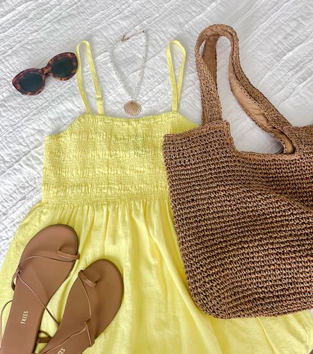 Summer outfit

Summer dress
Yellow dress
Woven bag 
Beach bag
Target style 
Pinterest aesthetic 

#LTKFindsUnder100 #LTKStyleTip #LTKFindsUnder50