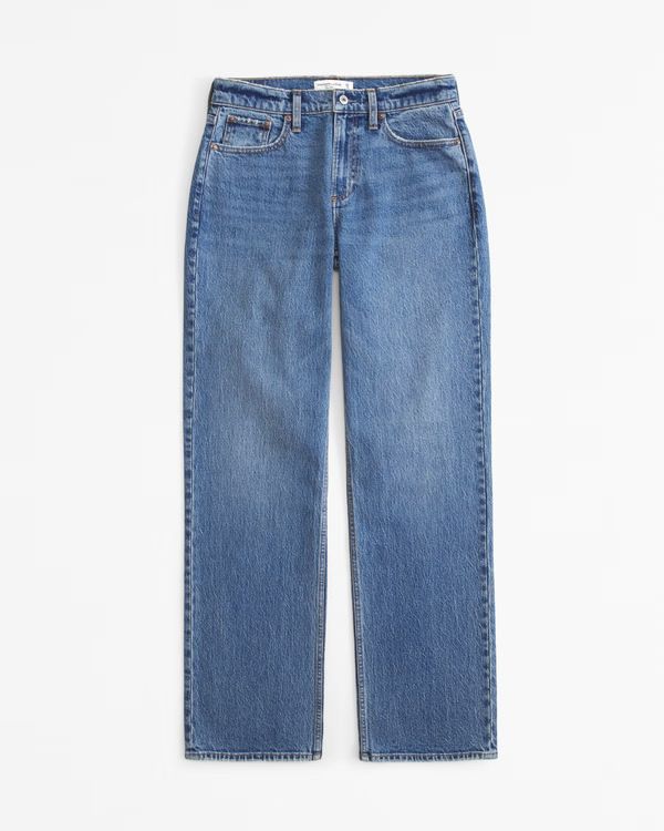 Curve Love Low Rise Baggy Jean | Abercrombie & Fitch (US)